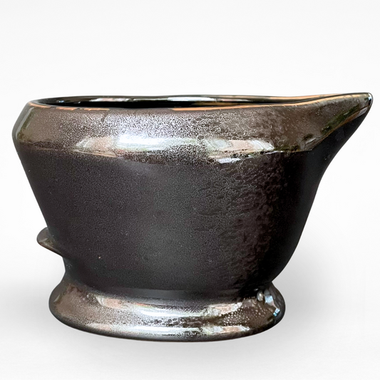 Limited Edition Dark High Gloss Obsidian, One-Dimensional Matcha Whisking Bowl™